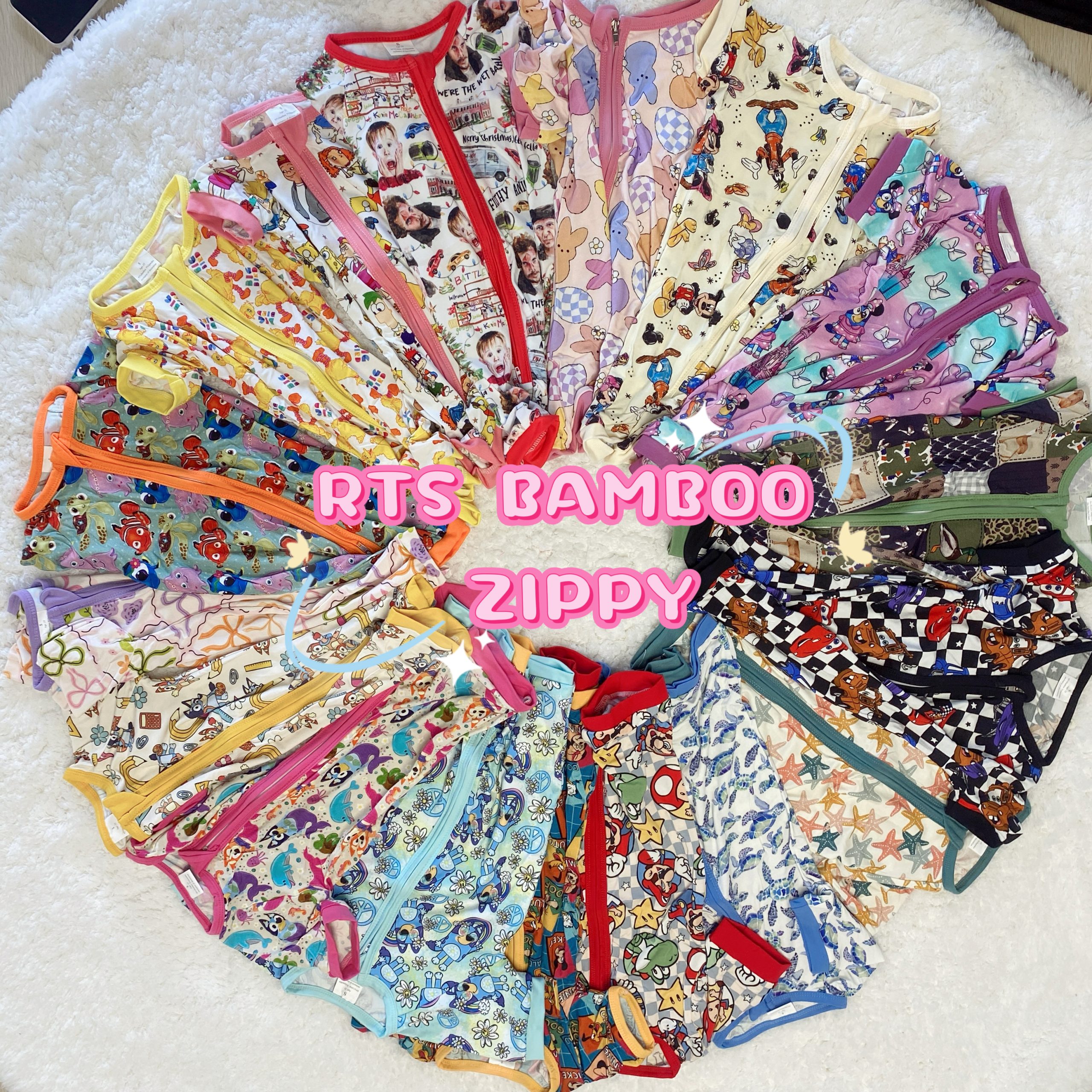 bamboo disney pajamas oem low moq wholesale supplier